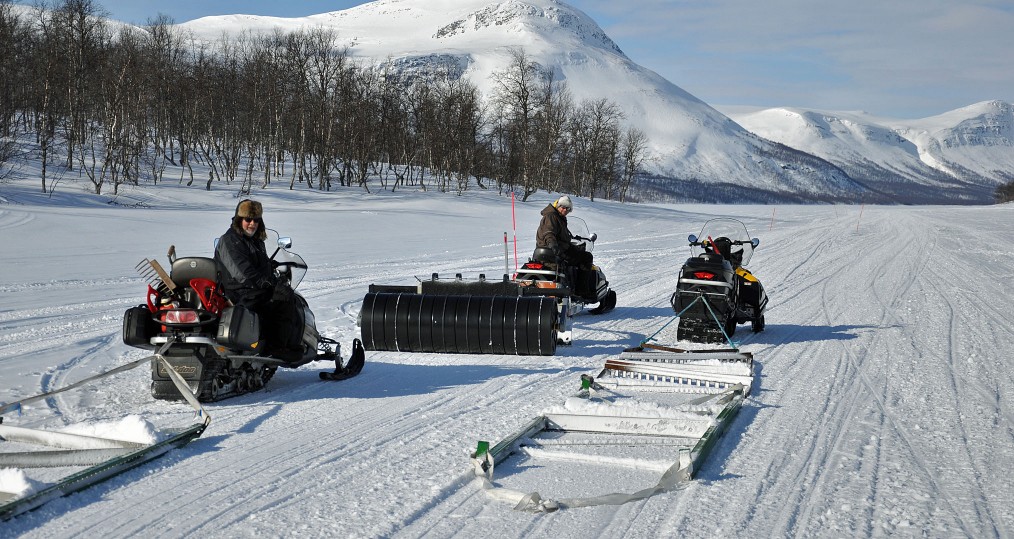 Förberedelse inför årets Kungsledsränn som går av stapeln den 12 april