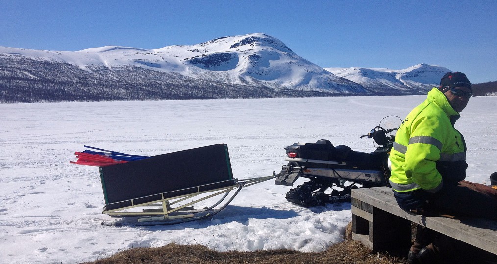Sista käpparna över Tjulträsk har tagits in