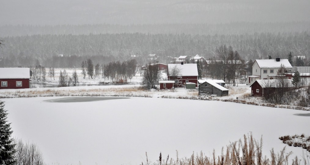 Under dagen har det kommit ganska mycket snö